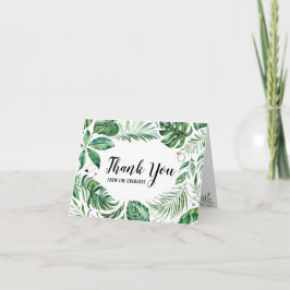 Tropiska Löv-Tack från Student-kortet Kort