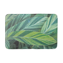 Tropiska Löv Tropikernor av stripe Grönt Foliage