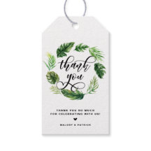 Tropiska Löv-utandningssommaren Bröllop Tack