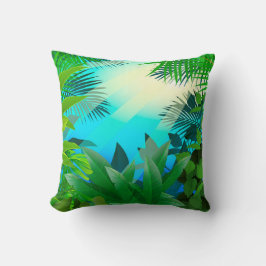 Tropiska Löven Dekorativ kudde