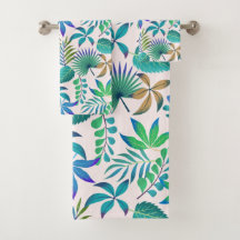 Tropiska löven mönster