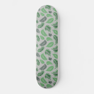Tropiska Löven Mönster 11 Mini Skateboard Bräda 18,5 Cm