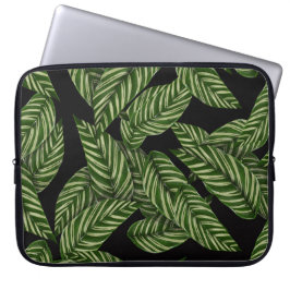 Tropiska Löven Mönster Laptop Fodral