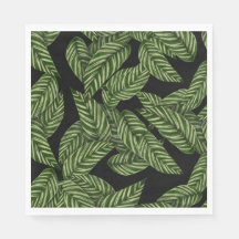 Tropiska Löven Mönster