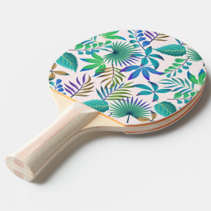 Tropiska löven mönster pingisracket