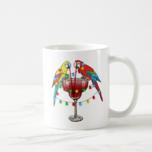 Tropiska makor som dricker Vin Kaffemugg