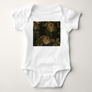 Tropiska Måne Handflatan: Nattsömlös Mönster T Shirt