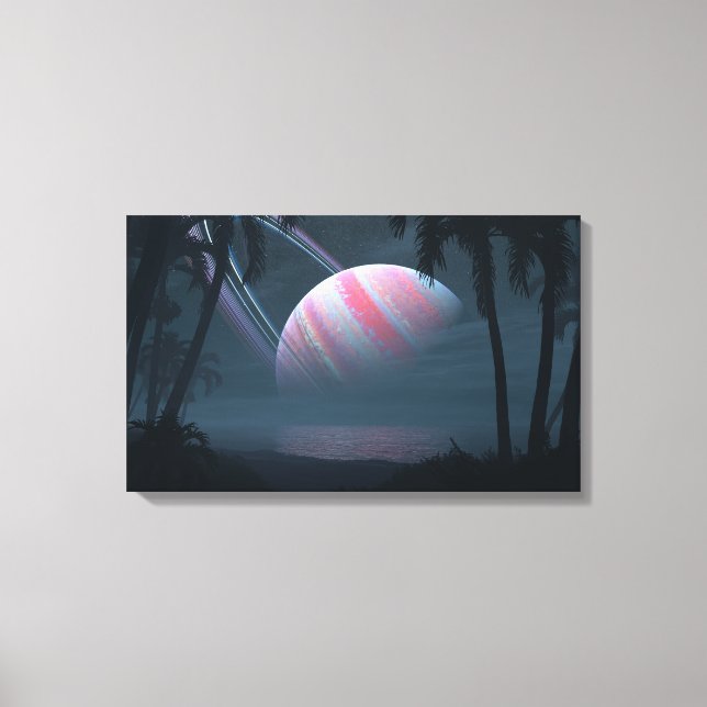Tropiska Måne i Ianeira Canvastryck (Framsida)