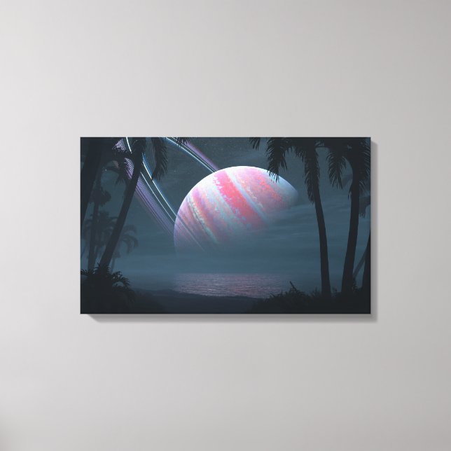 Tropiska Måne i Ianeira Canvastryck (Framsida)