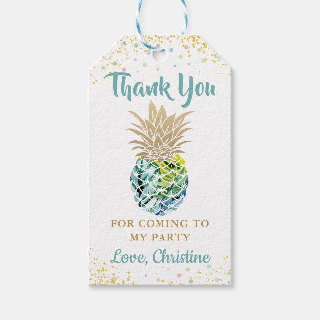 Tropiska Märkre för insektsstift för babykläder, T Presentetikett (Framsidan)