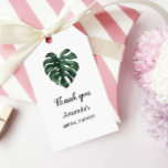 Tropiska Märkre i löv Möhippa Gift handflatan Presentetikett<br><div class="desc">Lägg till en pysslande, tropisk beröring till dina möhippor med våra tropiska Märkre i Handflatan Löv. Dessa märkre är den perfekt som avslutar detaljerna för en löv, ett mål eller en sommar-handflatan, och har grönt och chic, det moderna typsnitt. Personlig med bridens namn, ett speciellt budskap, eller helt enkelt "Tack",...</div>