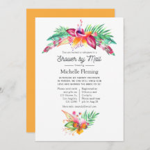 Tropiska Möhippan för vattenfärg, sommartid med e-