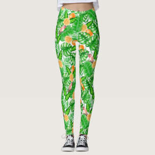 Tropiska mönster, hummingbird II Leggings