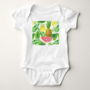 Tropiska mönster t shirt
