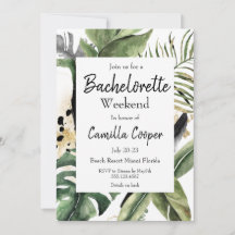 Tropiska Monstera Bachelorette Party