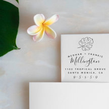 Tropiska Monstera | Gift par Returadress