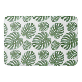 Tropiska Monstera Löv Bath MAT Badrumsmatta
