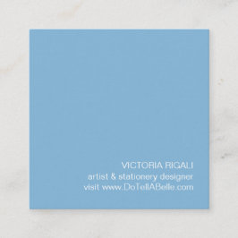 Tropiska Monstera Löv Fyrkantigt Visitkort