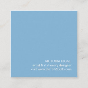 Tropiska Monstera Löv Fyrkantigt Visitkort