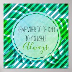 Tropiska Monstera-Löv och Rand-inspiration Poster