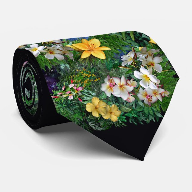 Tropiska nätter slips (Rullad)