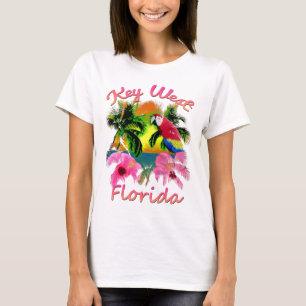 Tropiska Nyckel Väster Florida Nycklar T Shirt