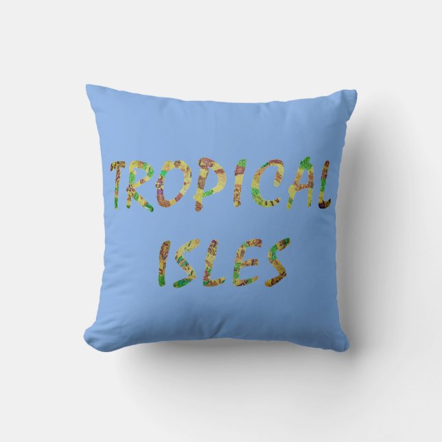 Tropiska öar - Brwn Kudde (Framsida)