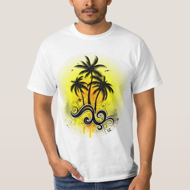 Tropiska öarna 3 Shirt Tee (Framsida)
