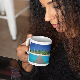 Tropiska öarnas vacation Scenia Coffee Mugg