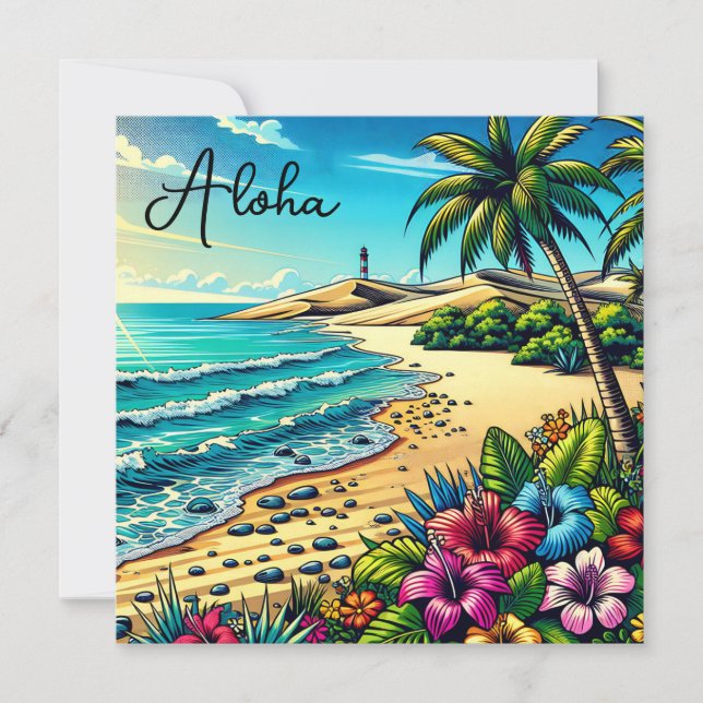 Tropiska Ocean Aloha Vacation (Framsida)