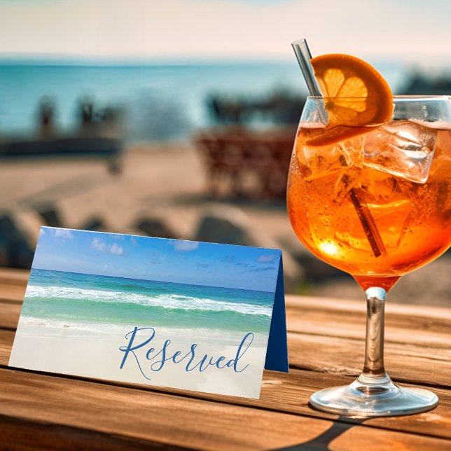 Tropiska Oceanen Vågar, fotopatset reserverat Bröl Placeringskort (Skapare uppladdad)