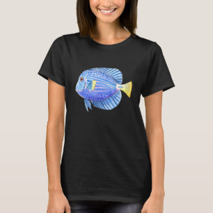 Tropiska oceanens vattenfärgsfisk Lila Aquarium Pe T Shirt
