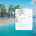 Tropiska oljebudgeten Handflatan Träd Bröllop<br><div class="desc">Budget Tropical Handflatan Träd - enkel bröllopsinbjudan. Kontakta designern om du vill justera mallen för att lägga till föräldrar,  antal platser eller annan ersättning.</div>