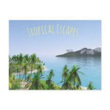 Tropiska ön handflatan Träd