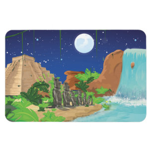 Tropiska ön magnet