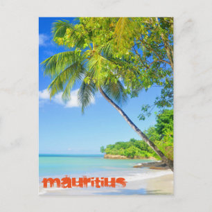 Tropiska ön Mauritius Vykort