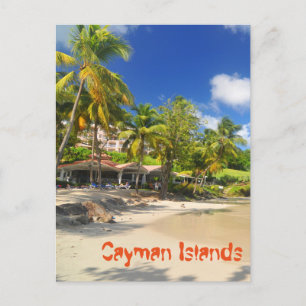 Tropiska ön på Caymanöarna Vykort