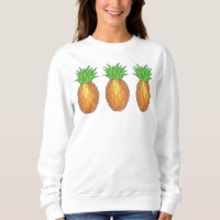 Tropiska ön Pineapple Fruktiga Hawaii Pineapples