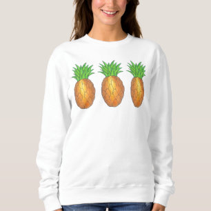 Tropiska ön Pineapple Fruktiga Hawaii Pineapples T Shirt