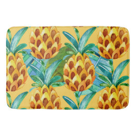 Tropiska ön Pineapple Guld Badrumsmatta