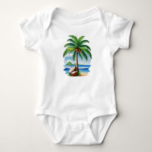 Tropiska ön Träd T Shirt
