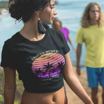 Tropiska öns Anpassningsbar Girls Resa Beach Handf T Shirt<br><div class="desc">Coola som motsvarar t-shirts från familjen för en flicka resa till en tropisk ö. Det är vackert handflatan träd framför en söt strandsolnedgång. Perfektens anpassningsbar för kryssningen eller sommaren resa till havs.</div>