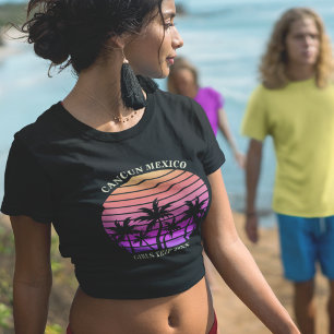 Tropiska öns Anpassningsbar Girls Resa Beach Handf T Shirt