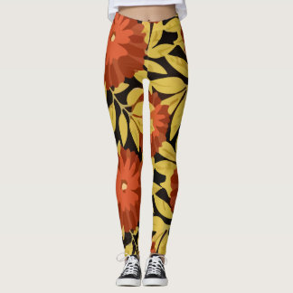 Tropiska öns Blommönster Leggings