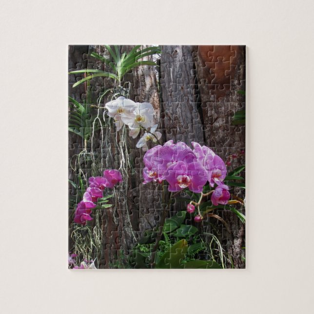 Tropiska orchider pussel (Vertikal)