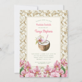 Tropiska Orchids med Pina Colada | Bassäng Party Inbjudningar