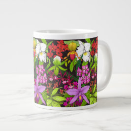 Tropiska orkidéBlommigten Garden Jumbo Mugg