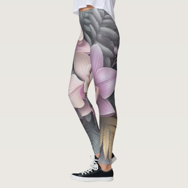Tropiska orkidélegeringar leggings (Vänster)
