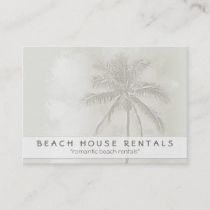 Tropiska Palm Beach hyror Visitkort