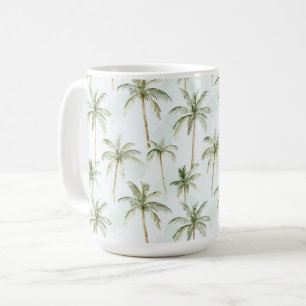 Tropiska palmer kaffemugg